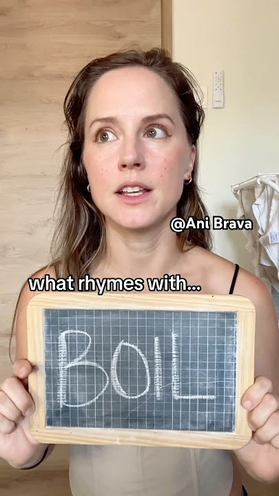 what rhymes with boil? #whatrhymeswith #anibrava