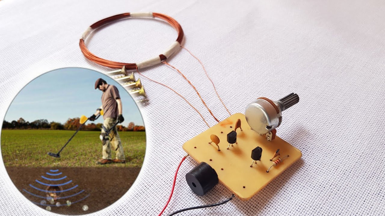 como fazer detector de metal simples e fácil #pirovip #inventions #comofazer