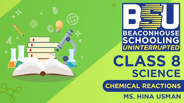 Class 8 - Science - Chemical Reactions - Ms. Hina Usman