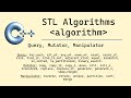 Modern C++: STL Algorithms (algorithm library)