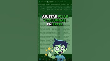 Ajusta filas y columnas en 1 clic en Excel 🔥 #Excel #productividad