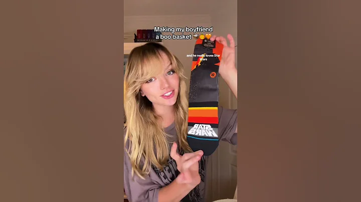 Making my boyfriend a BOO basket 🧺👻 #halloween