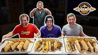 CRAZIEST FOOD CHALLENGE I HAVE EVER DONE! COSMO'S 8LB CHEESESTEAK CHALLENGE | US #9