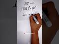 Square root maths Olympiad #maths #tricksandsolutions #mathstricks #shortsfeed #squareroot