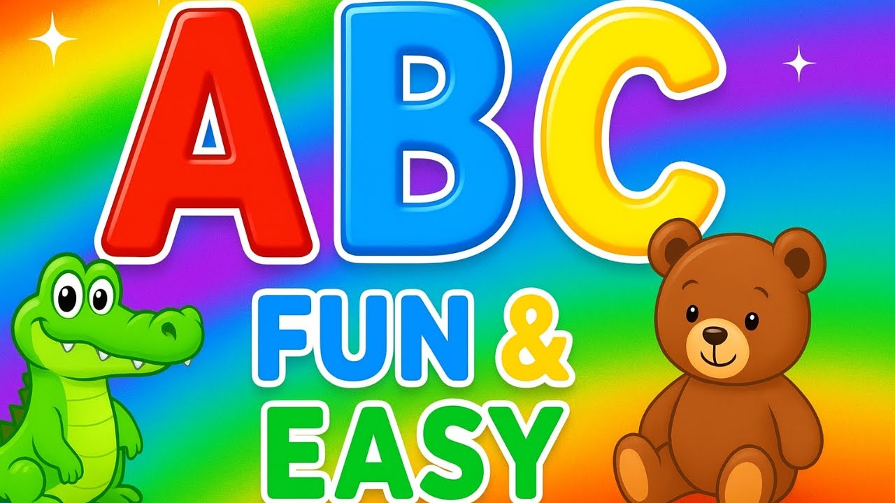 Colorful ABC Learning for Kids 🌟 A to Z Fun & Easy - YouTube