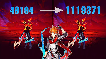 F2p:- C0 CHILDE🔥|Hitting 1 Million Dmg|Nuke Tutorial|CHILDE Showcase|Stringless r5| [Genshin Impact]