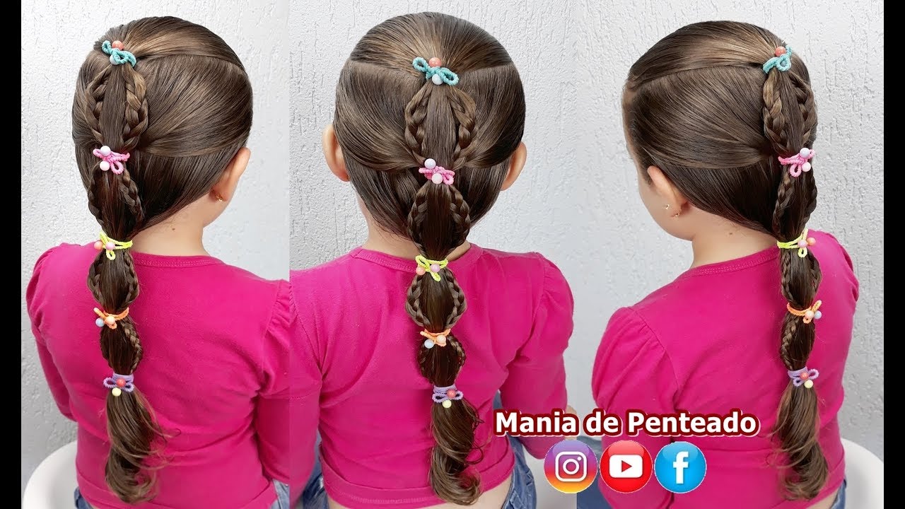 Penteado Fácil com Trança para Escola - thptnganamst.edu.vn