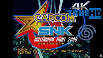 (4K 60FPS) Capcom VS SNK - Dreamcast Longplay