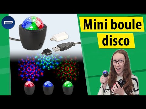 Mini boule disco led usb