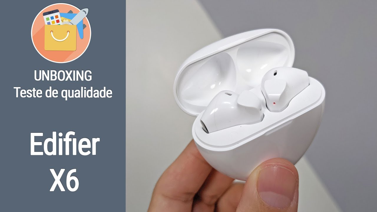 Edifier X6: fone sem borrachinhas da Edifier que pode ou não agradar!