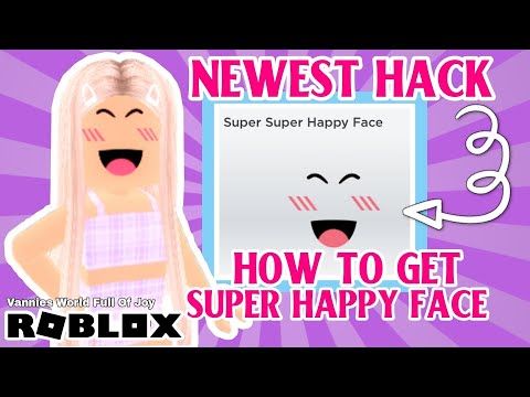 Super Super Happy Face  Super happy face, Happy face, Roblox