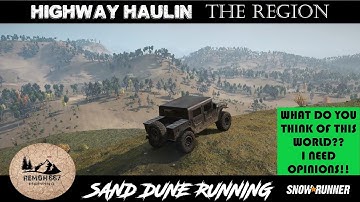 Snowrunner - Remoh667 Mod Map Preview - Highway Haulin Map 3 -  Do You Like This Look?