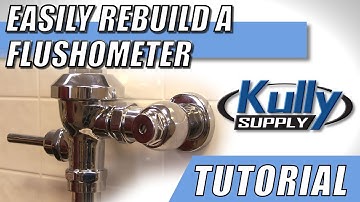 How to fully rebuild a Zurn Flushometer in 3 Minutes! - KullySupply.com