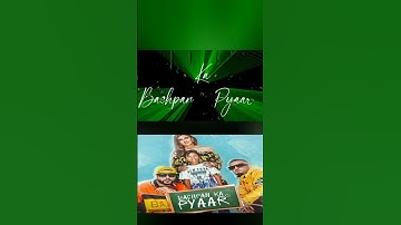 Bachpan Ka Pyaar Song status // Black Screen Lyrics Lighting status @ #shorts #BlackScreen #status