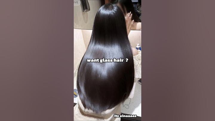 Want glass hair, make this mask for shiny hair #glasshair #haircare