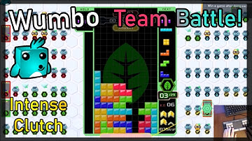 Tetris 99 Team Battle - Intense Clutch Victory