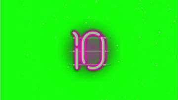 10 Second Timer Countdown with Sound in Green Screen for Educational Video | No Copyright|