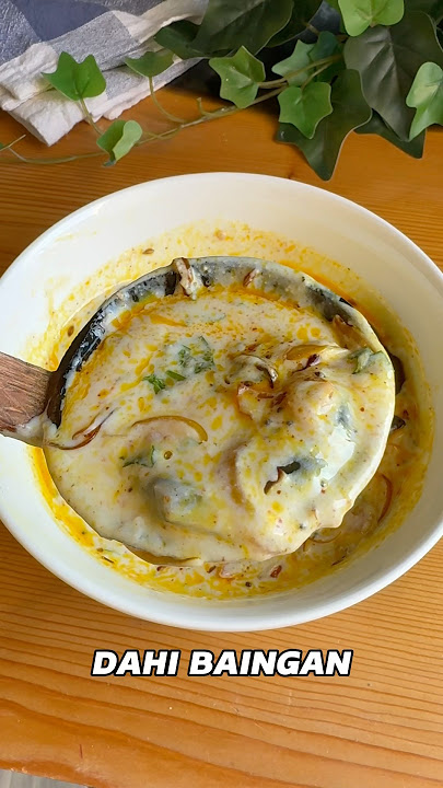 Dahi baingan recipe video | yogurt with eggplants #dahibaingan #yogurt #eggplant #baingan