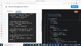 Queue Management  , Inheritance , overriding ,Polymorphism in C plus plus