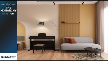 Mẫu thiết kế nội thất căn hộ 70m2 phong cách Color Block - The Monarchy Đà Nẵng