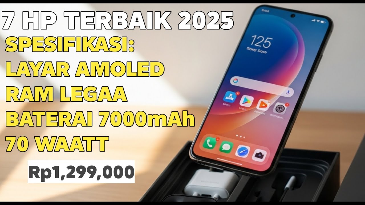 MENONJOL DI SEGALA SISI! Inilah 7 HP 1 Jutaan Terbaik Tahun 2025