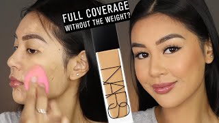 FOR ACNE PRONE SKIN?! 😳 *NEW* NARS LIGHT REFLECTING FOUNDATION REVIEW + 10 HR WEAR TEST