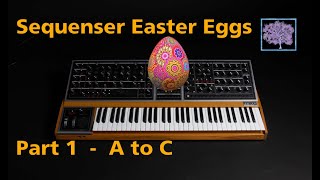 One Voice: Sequencer Easter Eggs on the Moog One (No Talking!) Part 1 - A to C