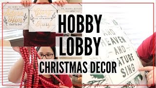 HOBBY LOBBY CHRISTMAS DECOR HAUL | CHRISTMAS 2019 by My Lovely Texas Home 1,709 views 4 years ago 4 minutes, 41 seconds