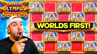 I HIT THE WORLD RECORD GATES OF OLYMPUS SUPER SCATTER RETRIGGERS!