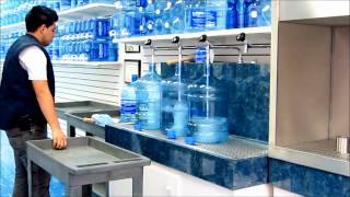 Inside a nice water store