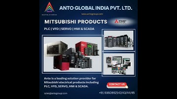 We provides complete range of Mitsubishi product Like.. PLC, VFD, SERVO, HMI AND SCADA.