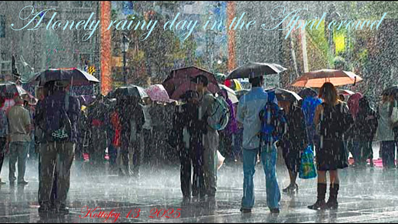 A lonely rainy day in the April crowd - Kottofey 13 - YouTube