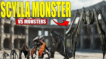 Scylla Monster vs Giant Monsters | 3D Monster Size Comparison