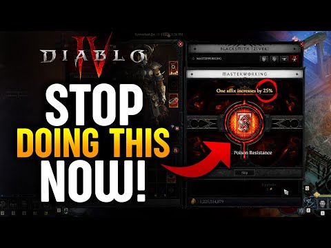 Diablo 4 - 5 HUGE MISTAKES to AVOID in Season 4!