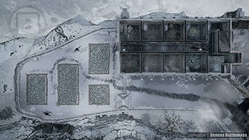 Abbey of St. Markovia 1F East | Battlemap Demo | Curse of Strahd | Beneos Animated RPG Maps