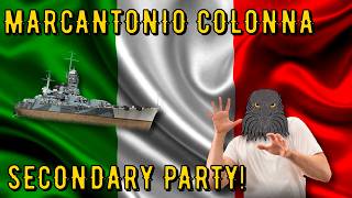 World of Warships Legends - M. COLONNA - Tier 7 - SECONDARY PARTY! [deutsch/ gameplay]