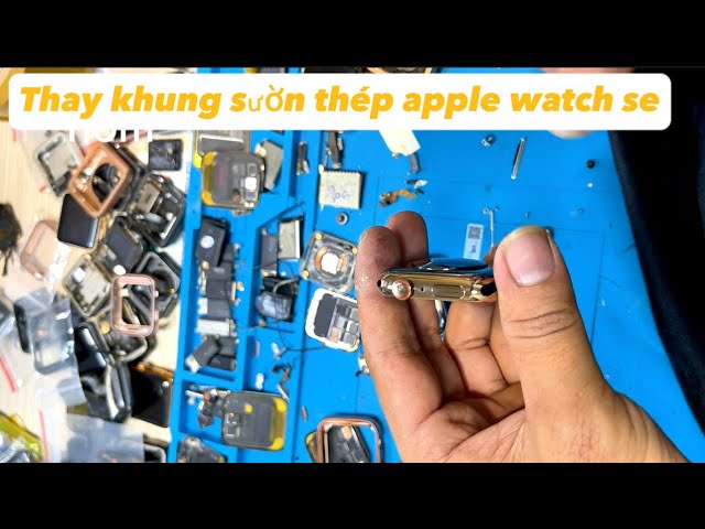 Thay khung viền thép cho apple watch series se 40mm 44mm