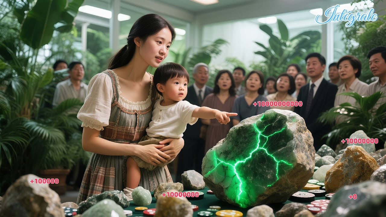 Mère solo suit son enfant, choisit une pierre rejetée…Mais dedans, un joyau rare! Destin bouleversé！