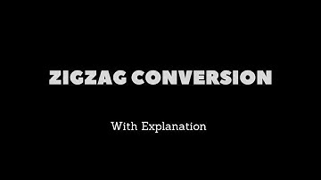 Zigzag Conversion - LeetCode 6 - Java - Coding Interview Question with Explanation