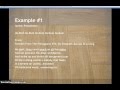 Examples of Meter in Poetry