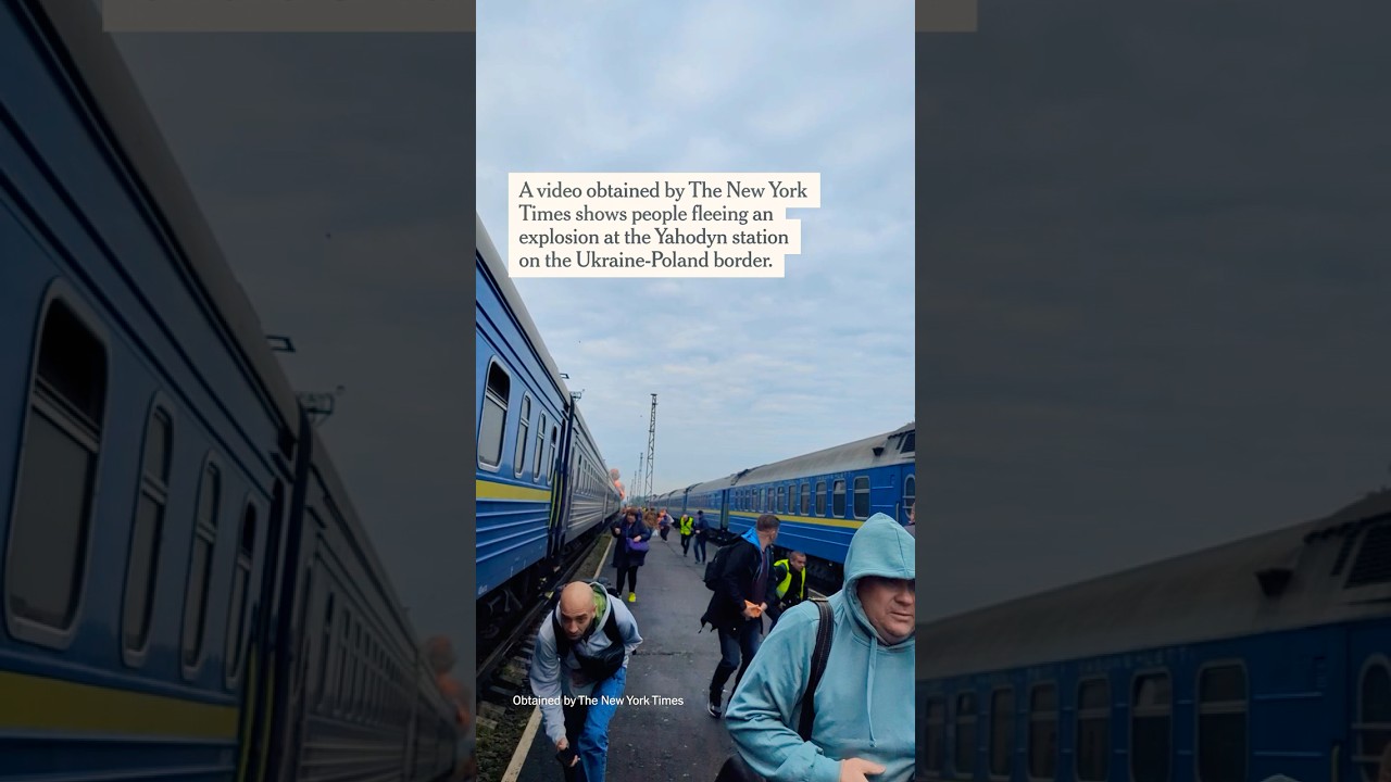 Ex-CIA Director on Train as Russian Drone Hits Ukrainian Station