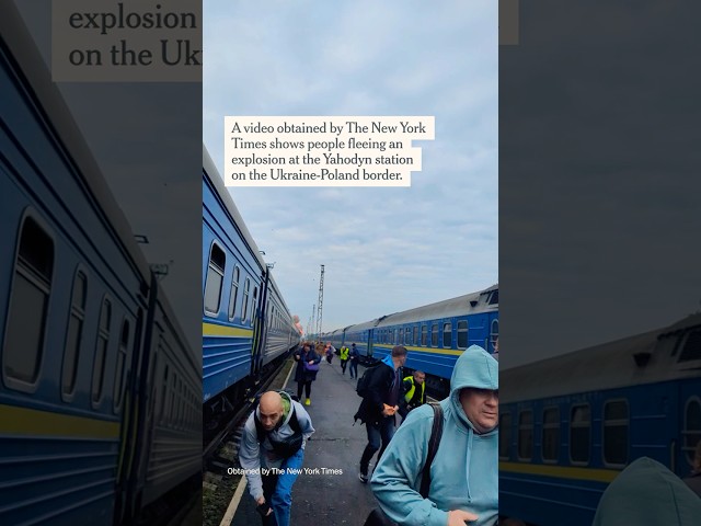 Ex-CIA Director on Train as Russian Drone Hits Ukrainian Station