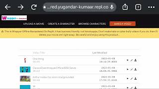 GoAnimate Remastered turns to Wrapper Offline Remastered