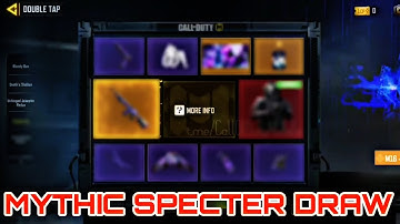 MYTHIC SPECTER T3 FULL LUCKY DRAW LEAKS | COD MOBILE SEASON 10 LEAKS