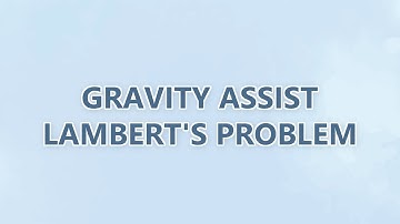 Gravity Assist Lambert