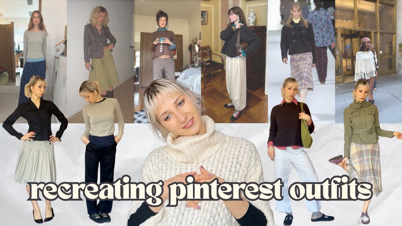 recreating pinterest outfits with clothes I already own