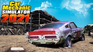 Реставрация Брошенного Мустанга - Car Mechanic Simulator 2021 #67