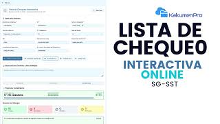 Lista de Chequeo Interactiva SG-SST | Prepárate para tu Auditoría SST