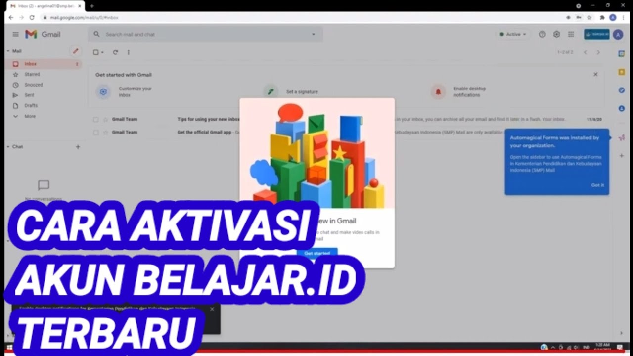 CARA AKTIVASI AKUN BELAJAR.ID TERBARU 2022 