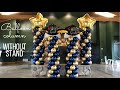How to make Balloon Column without stand/DIY No stand Balloon tower/No stand Balloon column